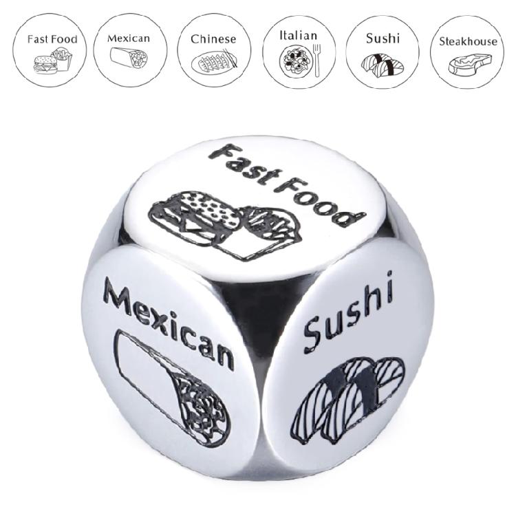 Stainless Steel Date Night Game Decision Maker Tool For Couples To Enjoy Dinner Decision Together