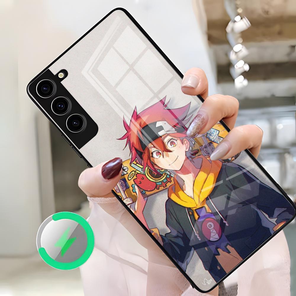 Anime Cool Boy S-Sk8 The Infinity Phone Case For Samsung S26 Ultra S25 Edge S23 S22 S21 S20 Ultra Plus S24 Fe A25 Magnetic Glass