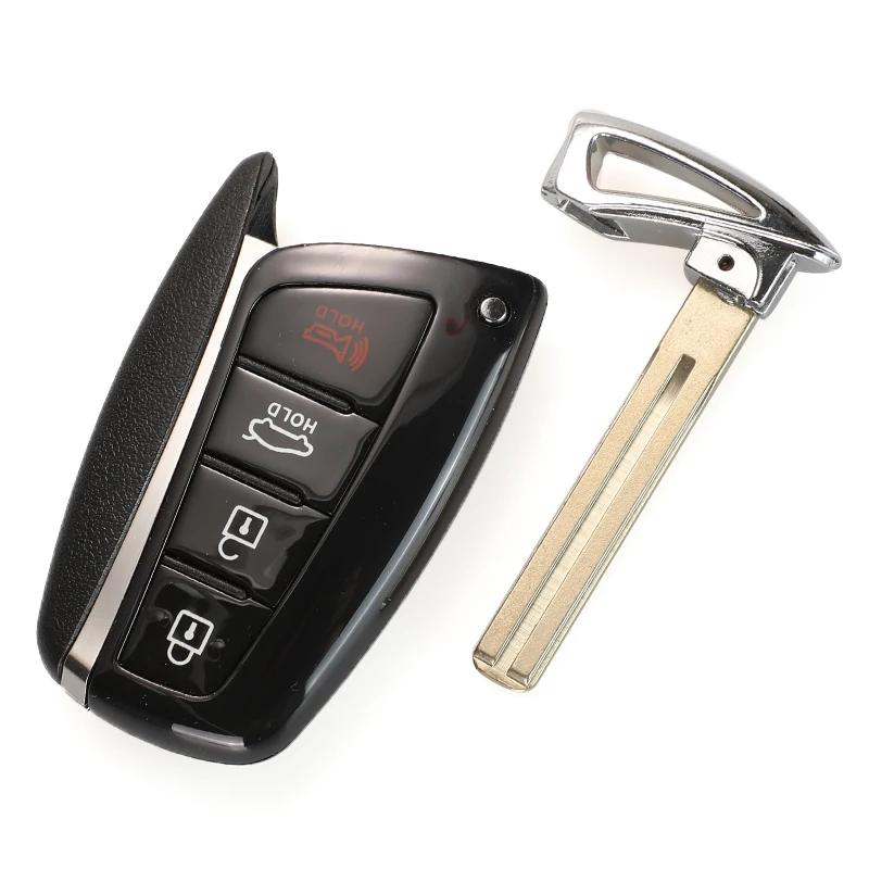 3/4 Buttons Smart Key Case For Hyundai Genesis Santa Fe Equus Azera Remote Control Key Shell Smart Fob