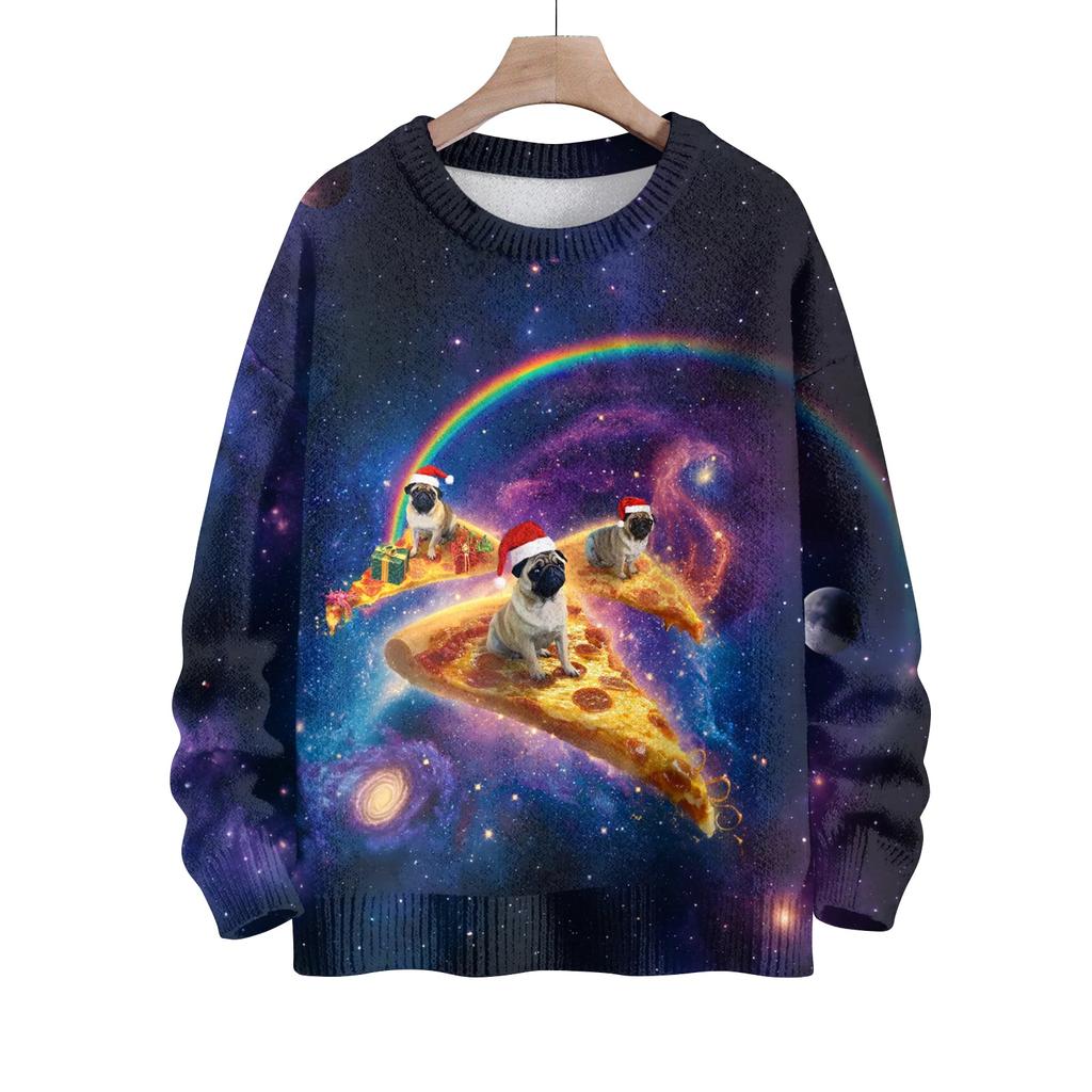 Christmas Sweatshirts For Women Knit Sweater Cute Shirt Fall Crewneck Pullover Tops