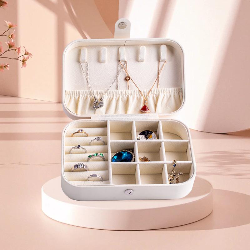 Portable Jewelry Box European Princess Travel Korean Hand Jewelry Jewelry Bag Earrings Ring Small Storage Box