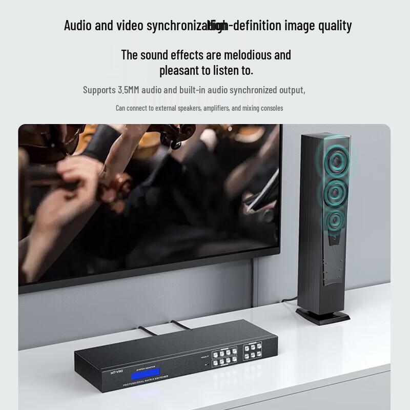 MT-Viki 4K HDMI 8x8 Matrixový přepínač