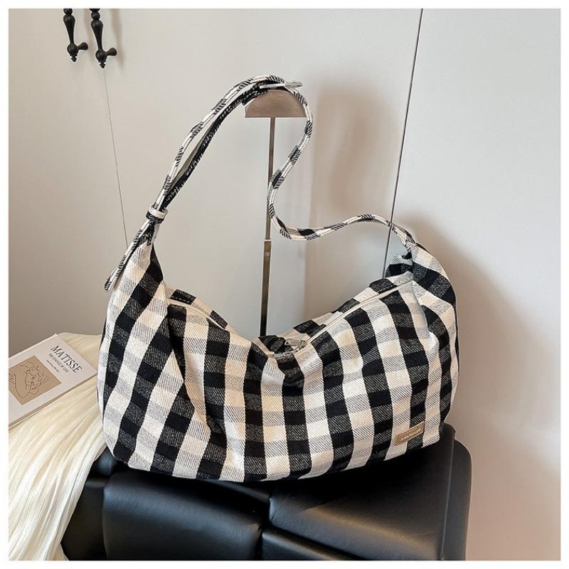 

Canvas bag women s large-capacity new summer versatile casual shoulder messenger bag premium commuter bag чёрный