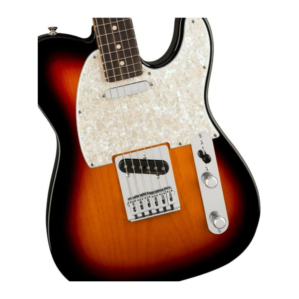Fender Player II Modified Telecaster® Electric Guitar, Rosewood Fingerboard, 3 Tone Sunburst, with Gig Bag.