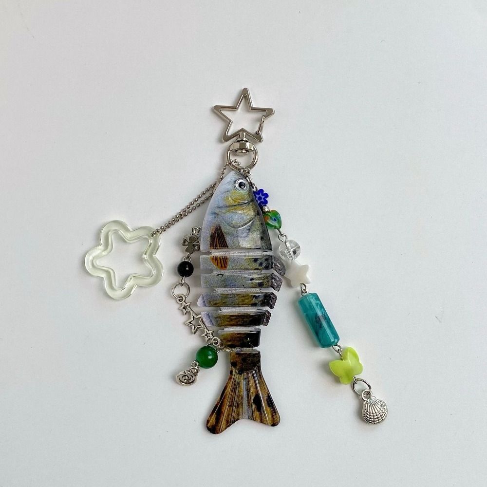 Šňůrka na telefon Umělý přívěsek ryby Vysoce přesná šňůrka na rybí návnadu Batoh