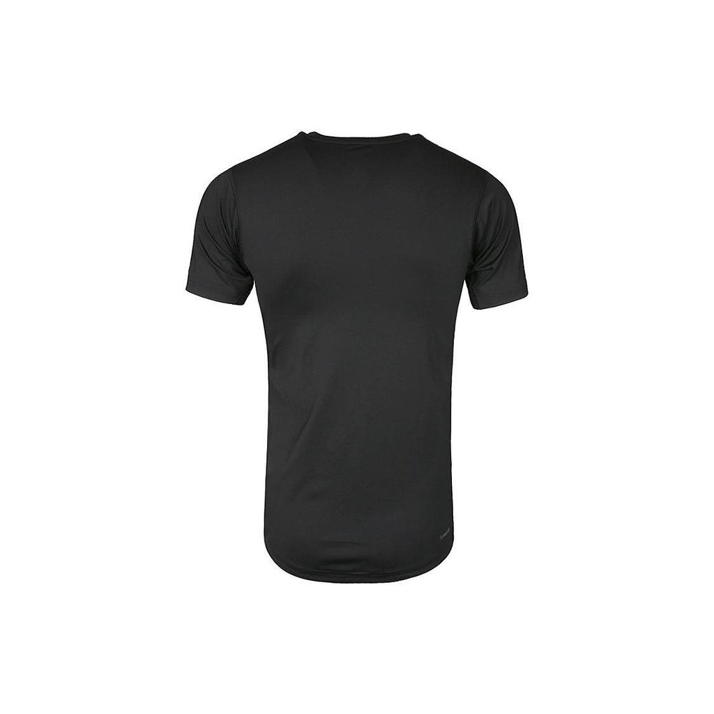 adidas T Shirts Men's Black Crew Neck Moderate Straight Fit CE0876
