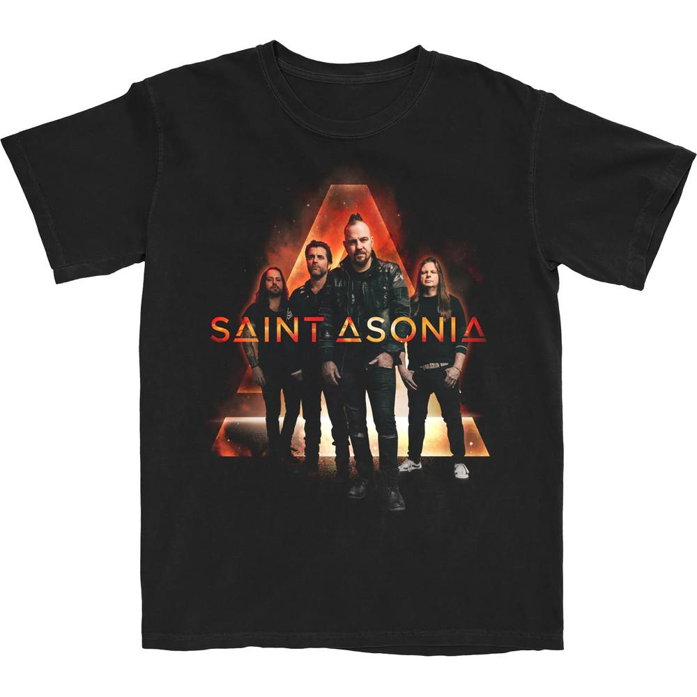Saint Asonia Band Members Men Tee Shirt Black Unisex S-5XL 1V0265 Unisex T-Shirt XXXXL