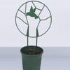 5 Pieces Garden Trellis Small Plant Multifunctional Round Circle Houseplant Holder for