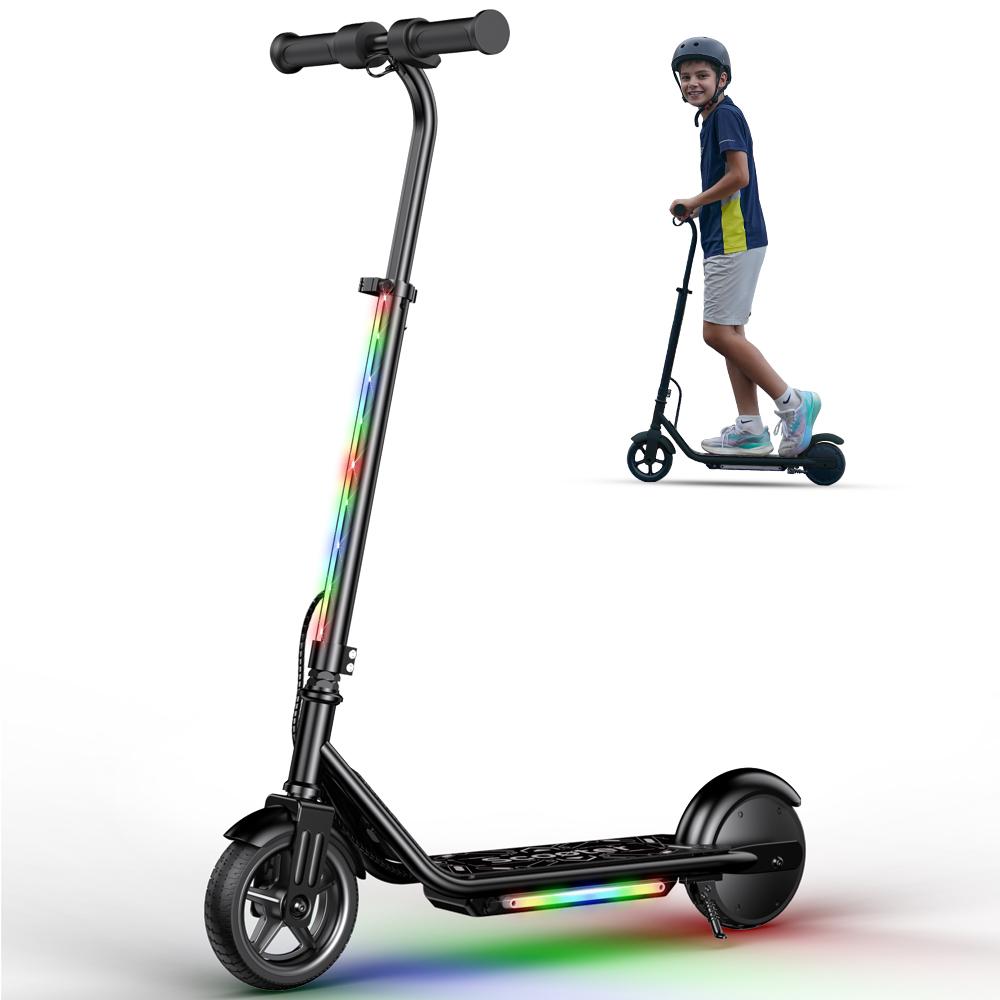 iScooter K2Pro Elsparkcykel för Barn 150W Motor, 3 Hastighetslägen, Dubbla Bromsar, Justerbar Höjd, Magnetisk Laddning  CE-certifierad