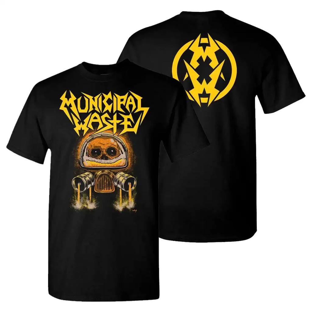 Municipal Waste Thrash Band Graphic Cotton T-shirt Men Women Short Sleeve Print T Shirt Cotton Tops Fashion Brand Summer Tee