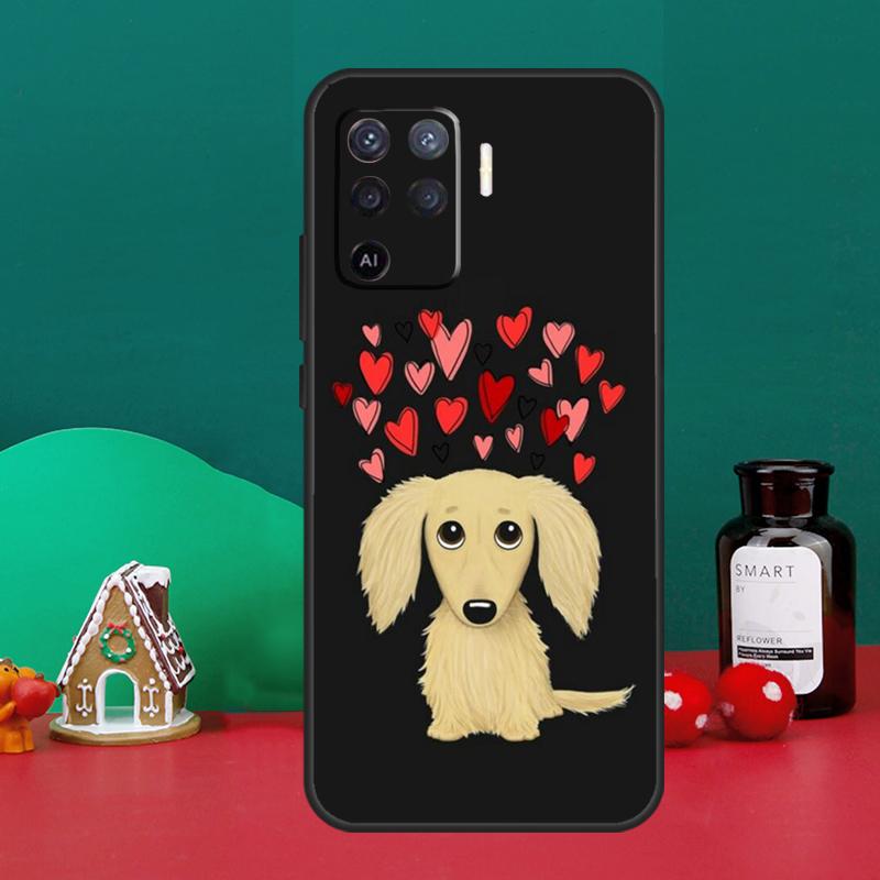 

I Love My Dachshund Case For Oppo A16 A76 A96 A17 A60 A40 A80 A98 A58 A78 A18 A38 A57 A74 A54 A94 A15 A5 A6 Pro OPPO A6 Pro
