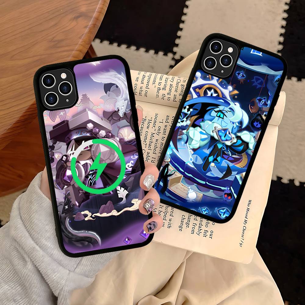 Cookie Run Kingdom Magnetic Wireless Phone Case For IPhone 17 16 15 14 13 12 11 Pro Max Plus Mag Phone Cover