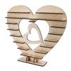 Wooden Chocolate Stand Heart Shaped Eco Friendly Easy Assembly Durable Reusable Mini Cake Stand for Party Wedding