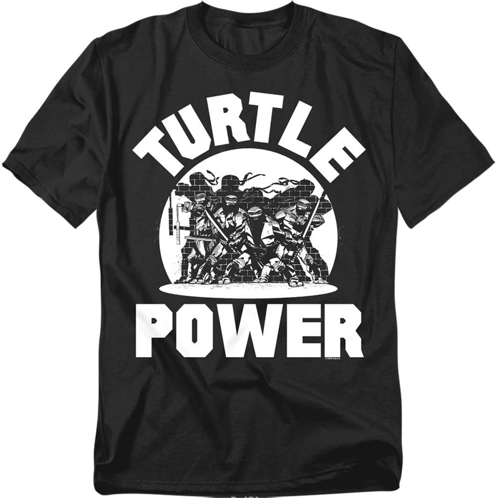 Teenage Mutant Ninja Turtles - Turtle Power - Adult Unisex T-Shirt - Black M