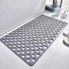Bathroom Anti-Slip Shower Mat with Drainage Holes & Suction Cups Non-Slip Bath Mat for Wet Floors Quick Dry Bathroom Floor Mat