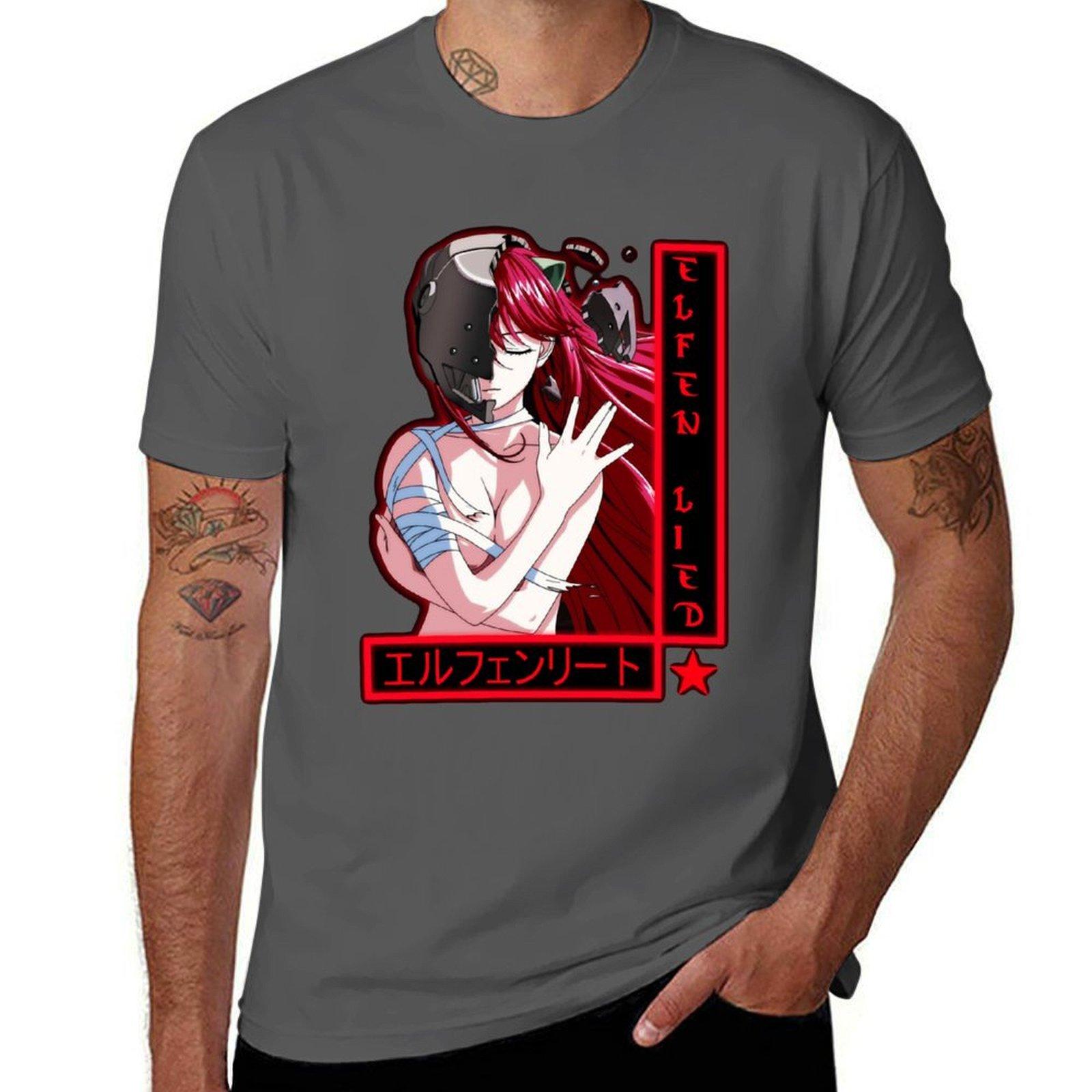 

Elfen Lied - Lucy Classic T-Shirt t shirt man casual t shirt for man man t shirt heavy cotton T-Shirt 4XL