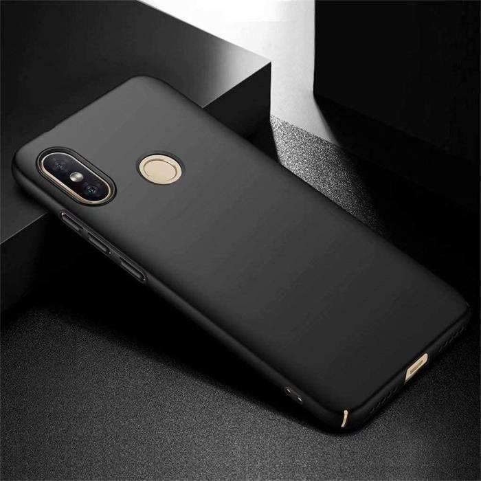 Coque de Protection - E.F.CONNECTION - Xiaomi Mi 8 Pro - Souple - Noir - Finitions Mate
