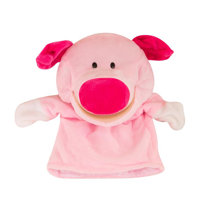 Interactive Animal Hand Puppet for Storytelling - Plush Toy with Movable Mouth
