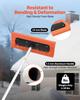 Snow Roof Rake, 45cm Foam Blade, 2.25-5.62 m Adjustable Roof Snow Scraper, Extension Tubes & Non-Slip Handle, Lightweight Snows Removal Tool for House