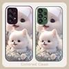 Süßes Haustier Süßer Welpe Hund Für Samsung Galaxy S24 Plus S20 21 FE S23 Ultra S8 9 A70 72 73 50 51 52 53 Gehärtetes Glas Handyhülle