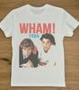 VTG 1984 WHAM George Michael Andrew Ridgeley Shirt White Unisex S-5XL Unisex T-Shirt