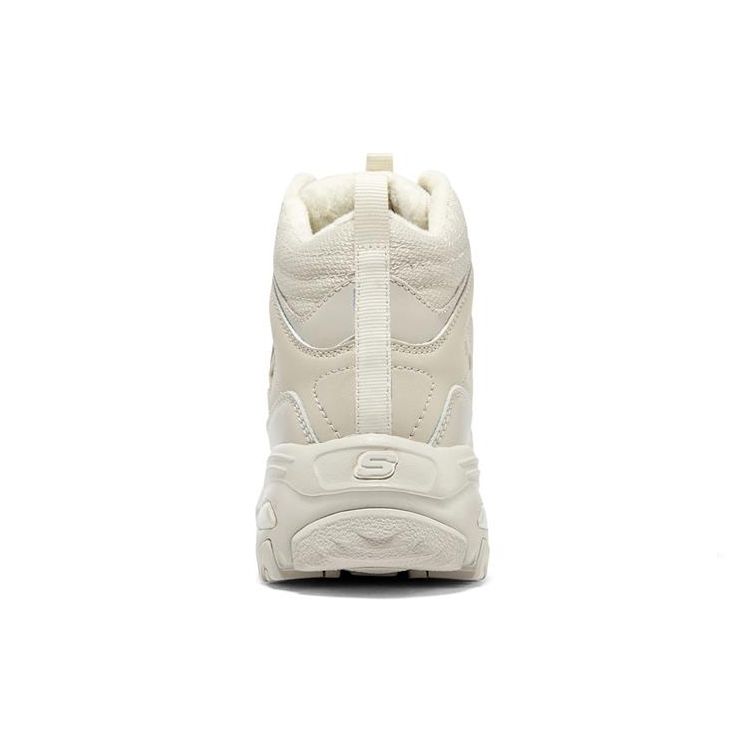 Skechers DLites 1.0 Mesh Comfortable Sports Shock Absorbing Durable High-Top Lifestyle Casual Shoes Women Sneakers Beige 167569-NAT