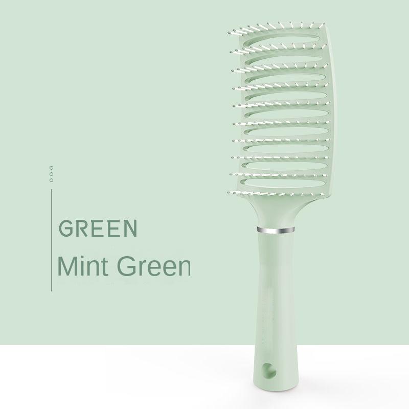 Haar Kopfhaut Massage Kamm Haarbürste Nylon Frauen Nass Trocken Lockiges Entwirren Haar Pinsel Salon Friseur Styling Werkzeug Dropship