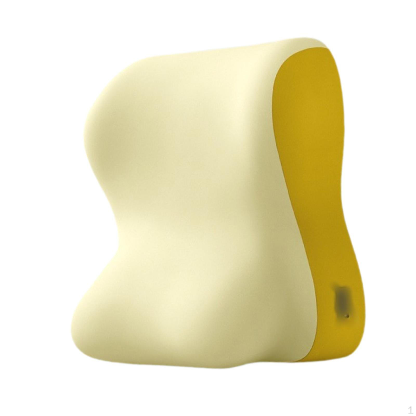 

Lumbar Support Cushion for Leg , Memory Foam Backrest Pillow Home And Car Light Orange