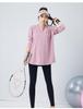 Women's 2026 Three-Piece Yoga Set: Loose Long Sleeve, Tapered Pants, Sporty Letter Vest Fitness Wear
