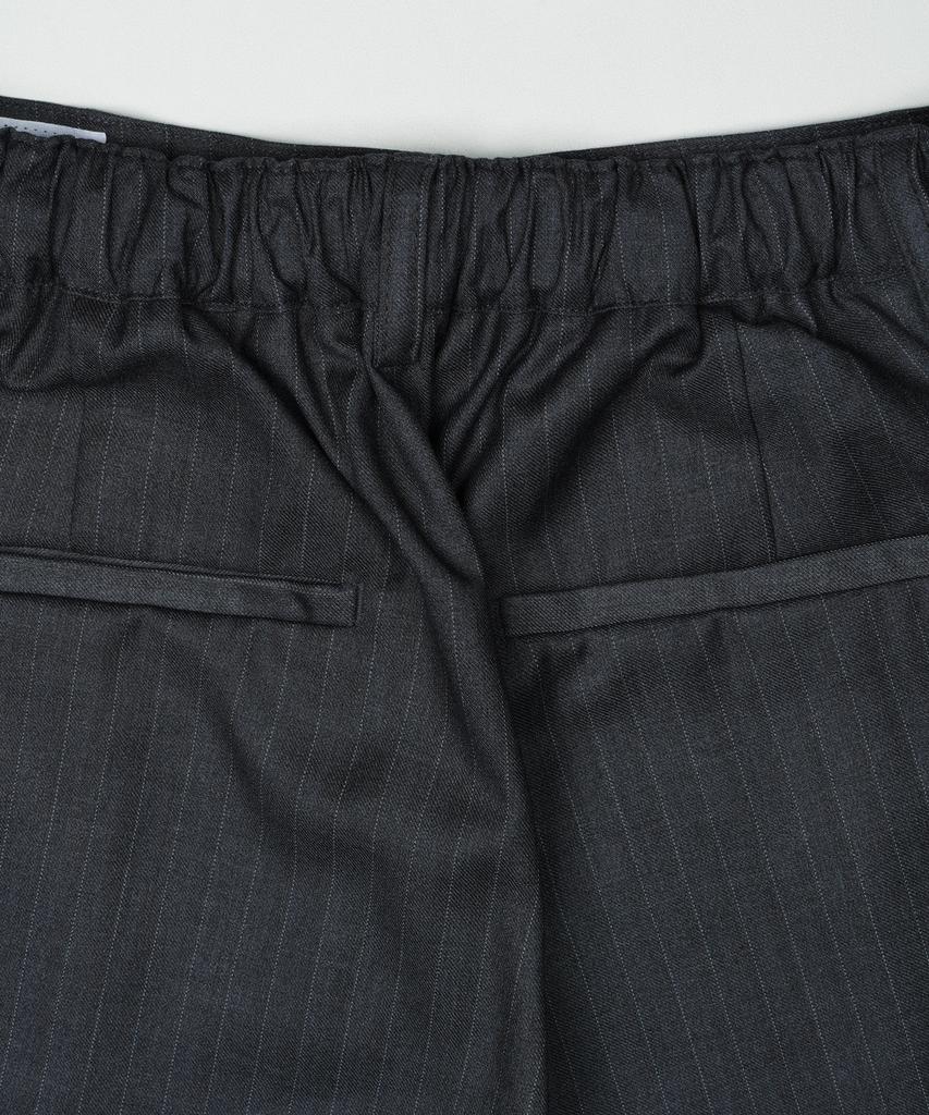 PRAIRIE Striped Tapered Slacks (Gray)
