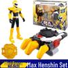 Mini Force X Leo Max Action Figure - Sound & Light Transformer Toy for Kids