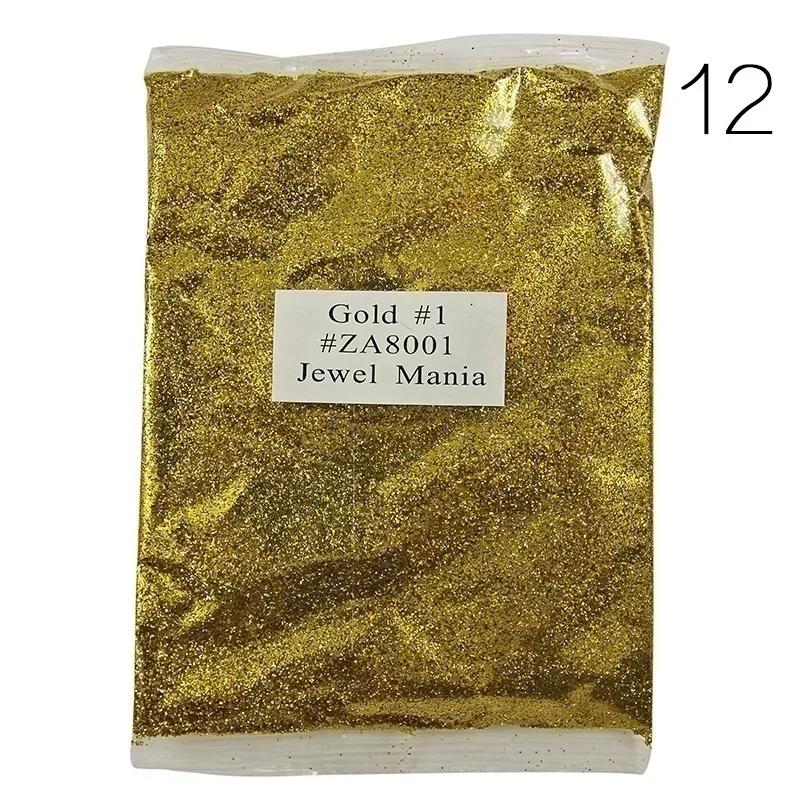 20 Farben Nagellack-Glitzer Erhältlich in Buntem Glitzer Nail Art Zubehör Puder 100G Abgepackt Malerei Dekoratives Puder