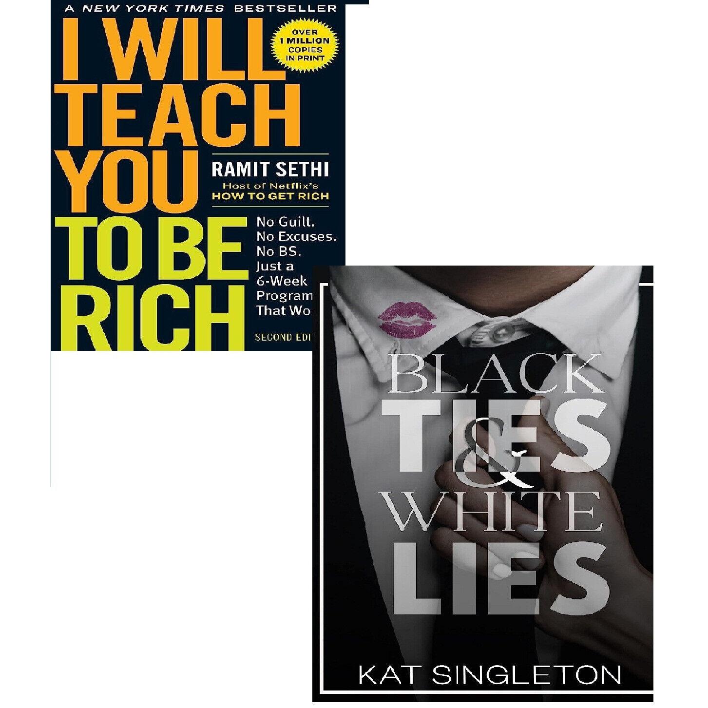 

I Will Teach You to Be Rich & Black Ties and White Lies paperback combo