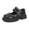 Girls' Leather Shoes 2025 Spring and Autumn New British Style Older Children's Princess Shoes Children's Black Performance Shoes Fashion Shoes