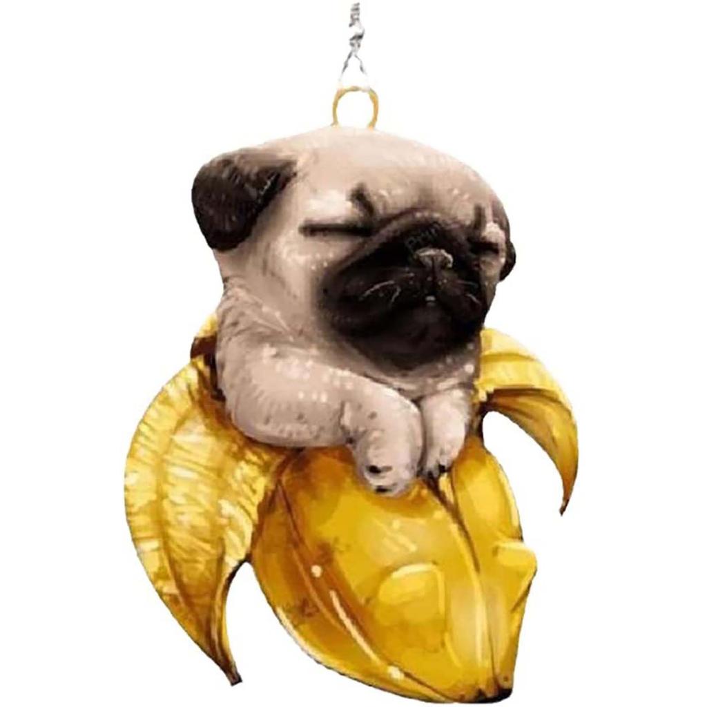 Katze und Hund geformt hängen Rucksack Auto Anhänger Home Dekoration süße Katze Auto Anhänger