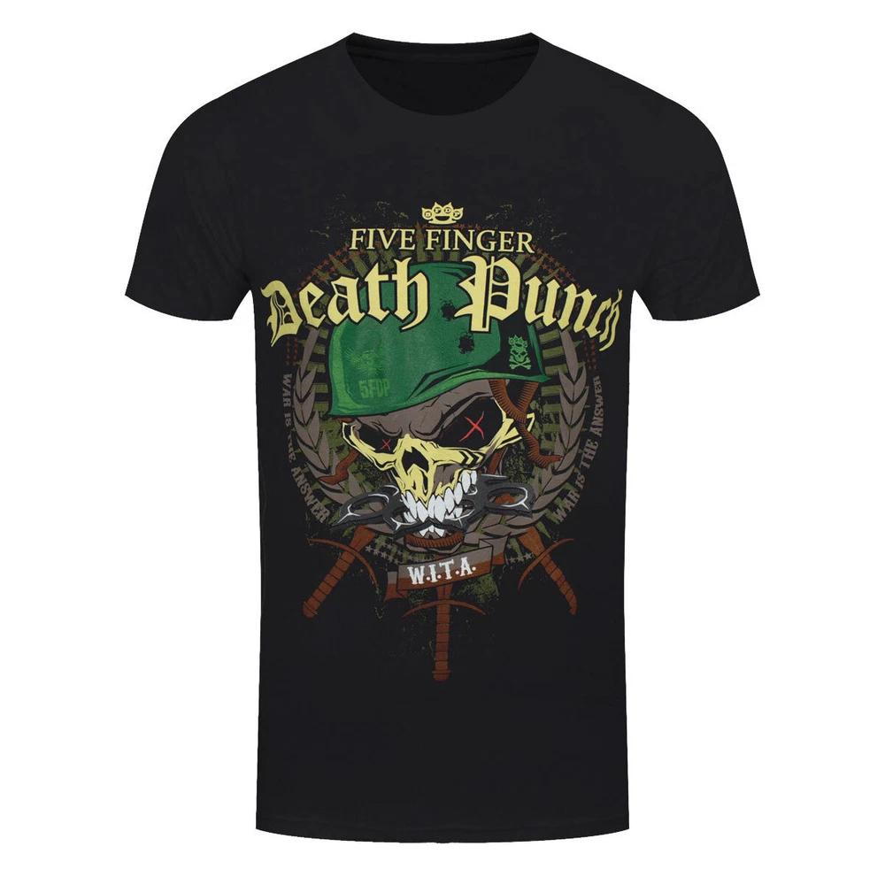 Five Finger Death Punch TShirt FFDP War Head Band Official New Black S