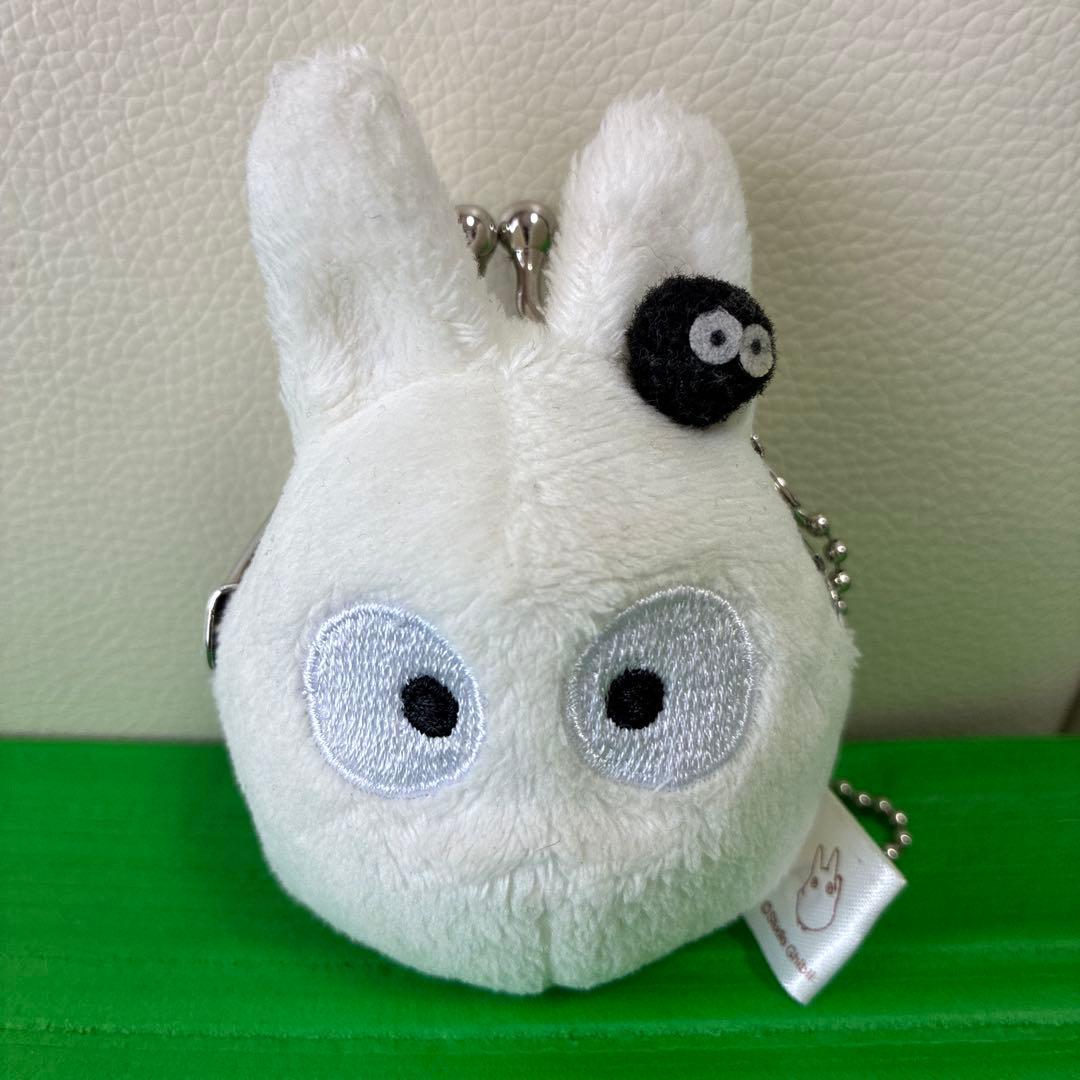 White Totoro pouch mascot strap