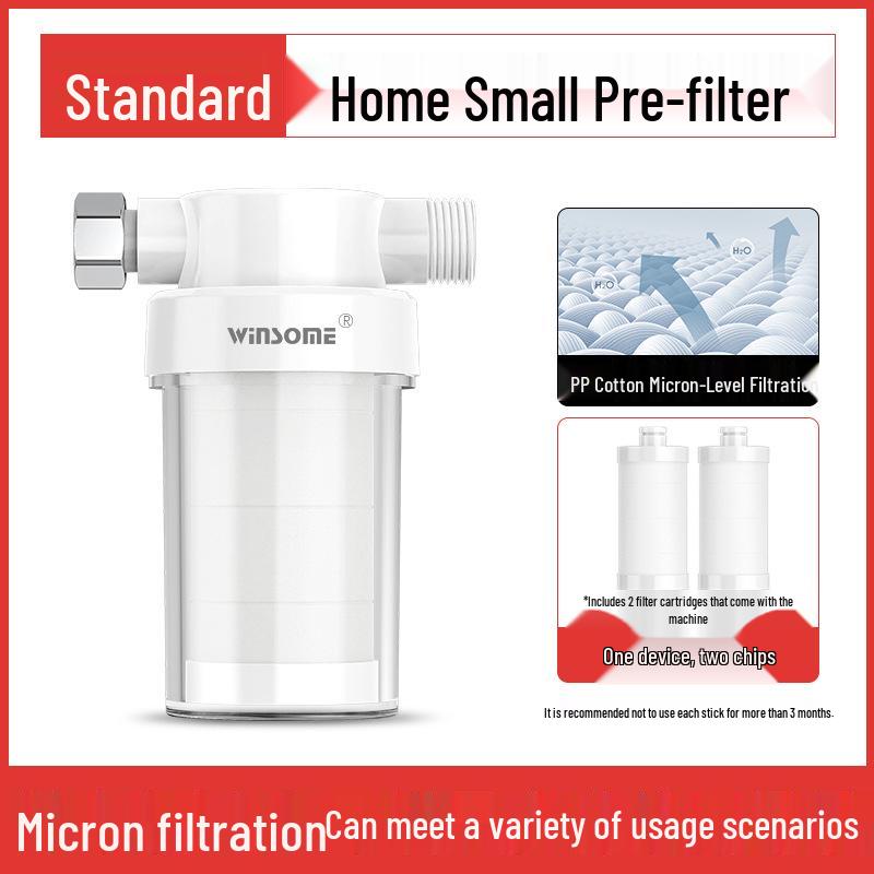 Water Filter for Heaters, Washers, Faucets, and Showers