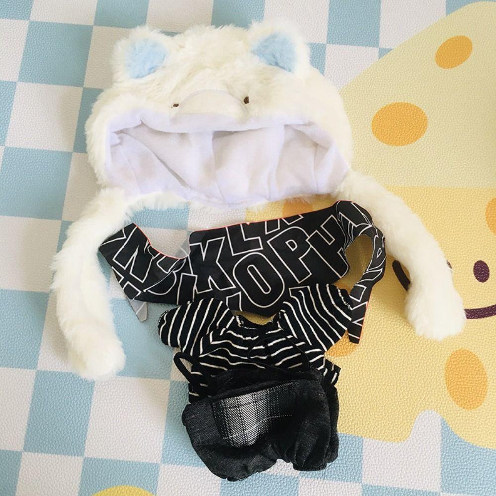 Japanischer Stil Baumwollpuppenkleidung Kimono Plüschtierkleidung Baumwollpuppen Anzug Set 20cm Baumwollpuppe
