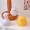 Cute Led Night Light Silicone Cartoon Animal Lamps Home Decoration Bedside Lamp  Student Dormitory
