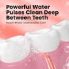 [Recommandé par l'Association Dentaire] Oclean W10 Hydropulseur Oral avec Jet d'Eau, Pompe à Air Cyclone, 3 Modes, Compatible avec l'Application (Rose)