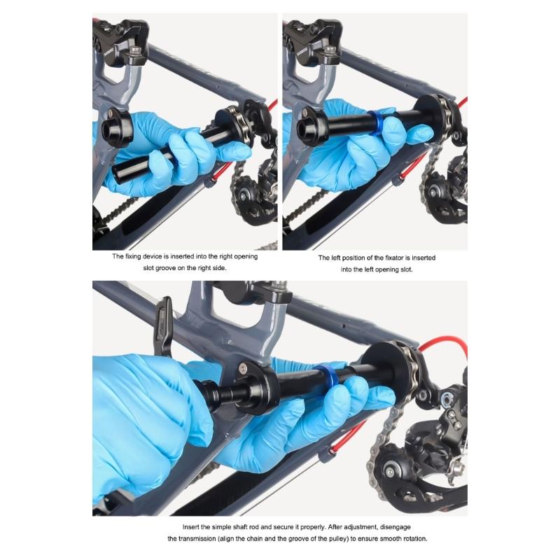 Bikes Chain Stabilizer For Maintenance And Transport Precisions Aluminum Alloy Chain Fastener Tensioner for Bikes Hub