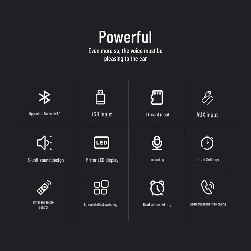 Aigo T115 Premium Portable Bluetooth Speaker CN plug (adapter included)