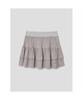 Striped Jersey Skirt Wine