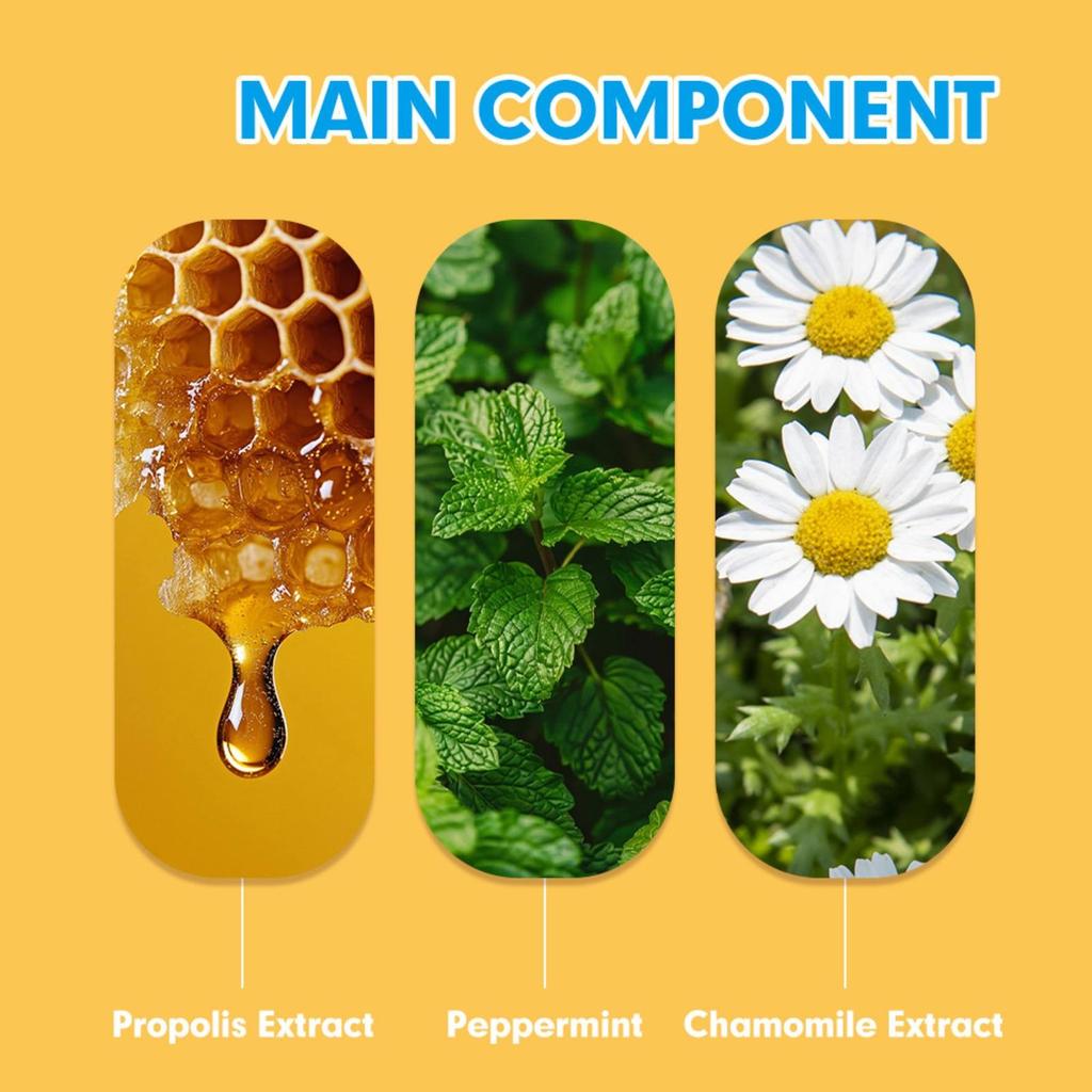 Oral Care Spray Propolis Oral Spray Stains And Tartar Whitening Teeth And Bad Breath Improvement Spray, 25ML