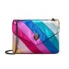 Colorful Pu Rainbow Eagle Head Shoulder Chain Crossbody Bag For Trendy Fashion