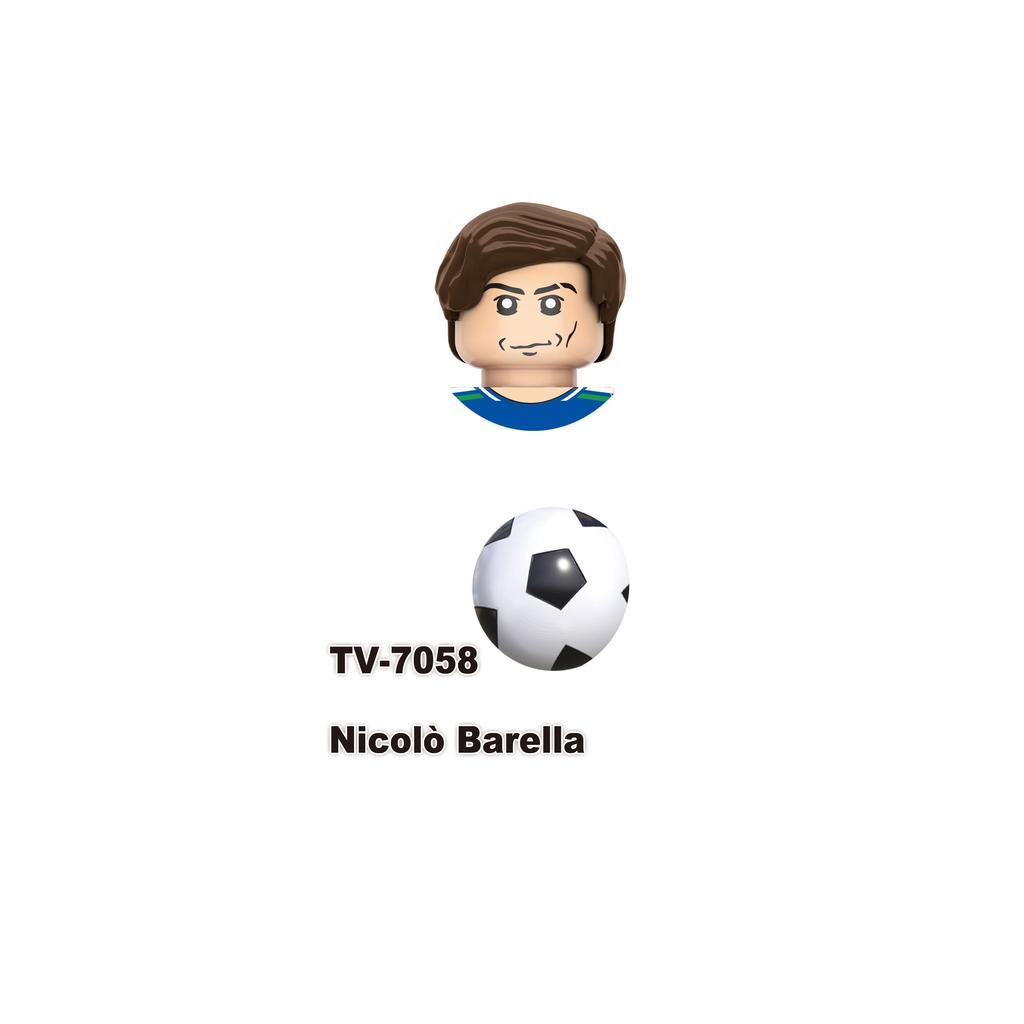 TV6506 TV6507 Action Toy Figures Football Players Assemble Bricks Building Blocks Gifts For Children Kids Small Dolls