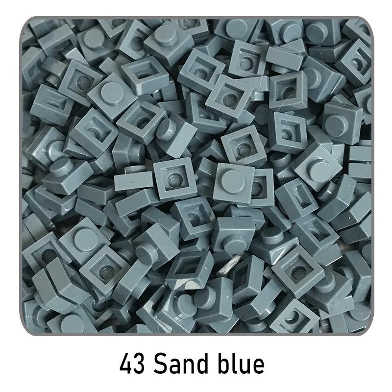 500Pcs Diy Pixel Art Building Blocks Thin Figures Bricks Compatible With 3024 1X1 Square Bricks Bulk Assemble Toys Gift For Chil