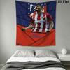 Atleti H Wall Hanging Printed Fabric Blanket Decorative Tapestries for Bedroom Living Room Home Decor