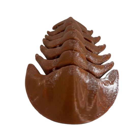 

3D Printed Cryptolithus Figurine Articulated Trilobita Fidget Toy Calymenina Model Statue Home Office Desktop Decoration Ornament 1pc